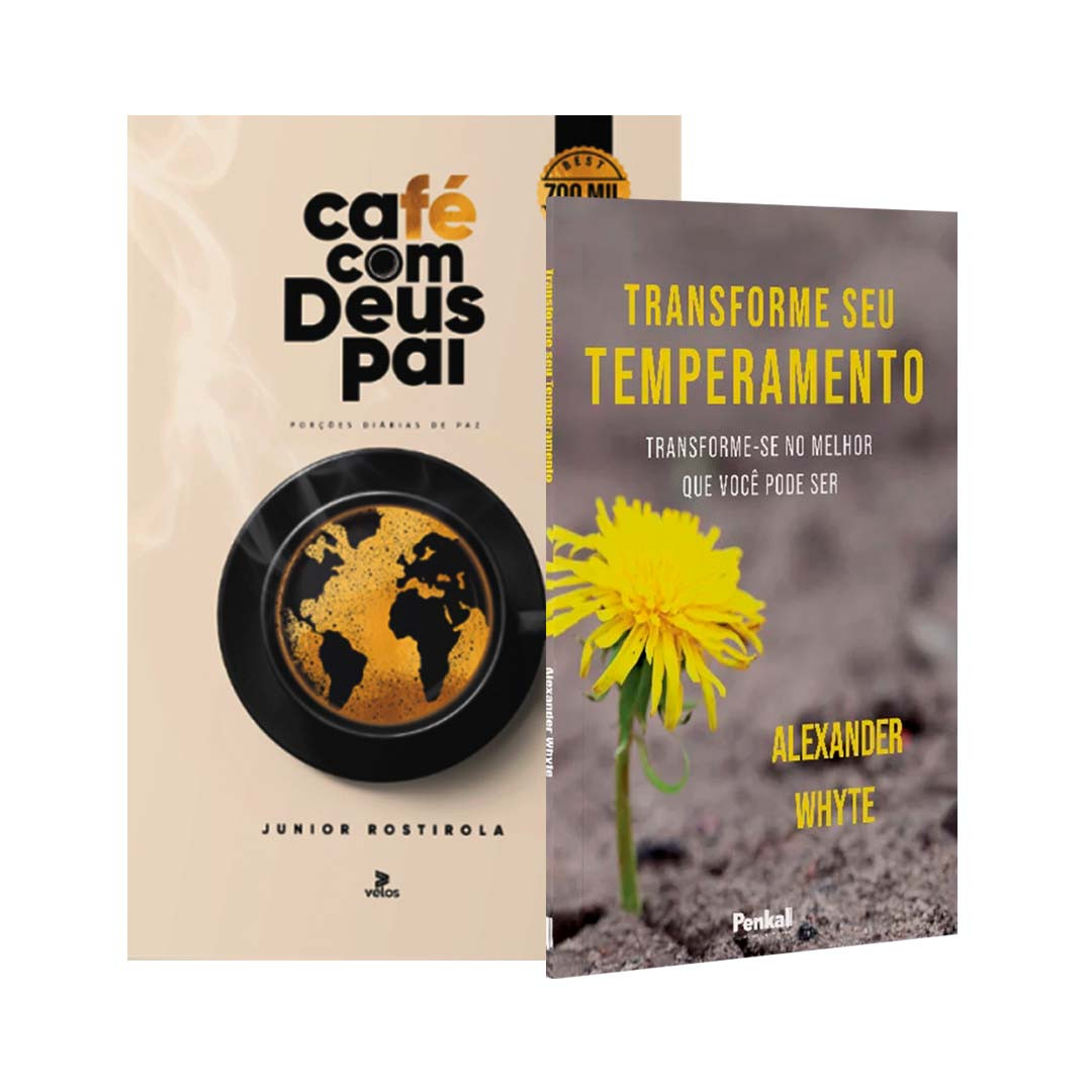 Kit Café Com Deus Pai Transforme Seu Temperamento