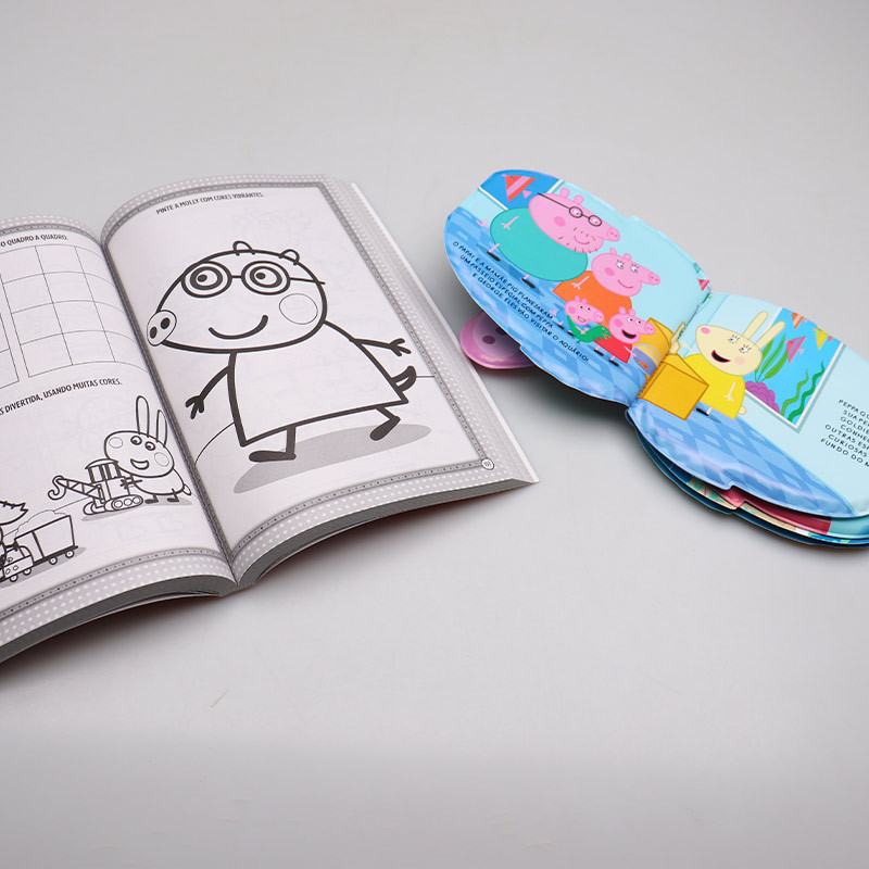 Kit Infantil  Coleção Peppa Pig 365 Desenhos Para Colorir +