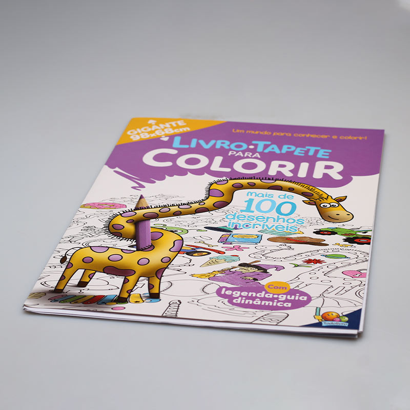 Livro-Tapete Para Colorir: Mais de 100 Desenhos Incríveis - Lupel
