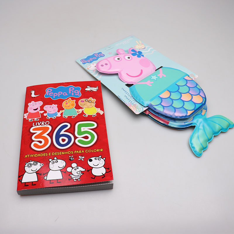Kit Infantil  Coleção Peppa Pig 365 Desenhos Para Colorir +