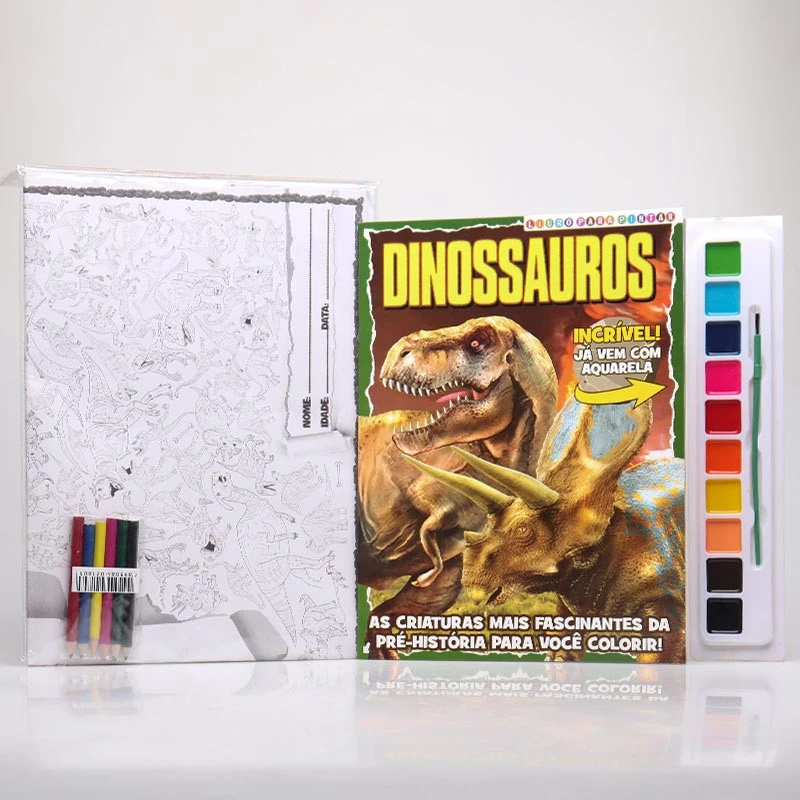 Comprar Livro para colorir com agua dinossauros de Diset-Goula